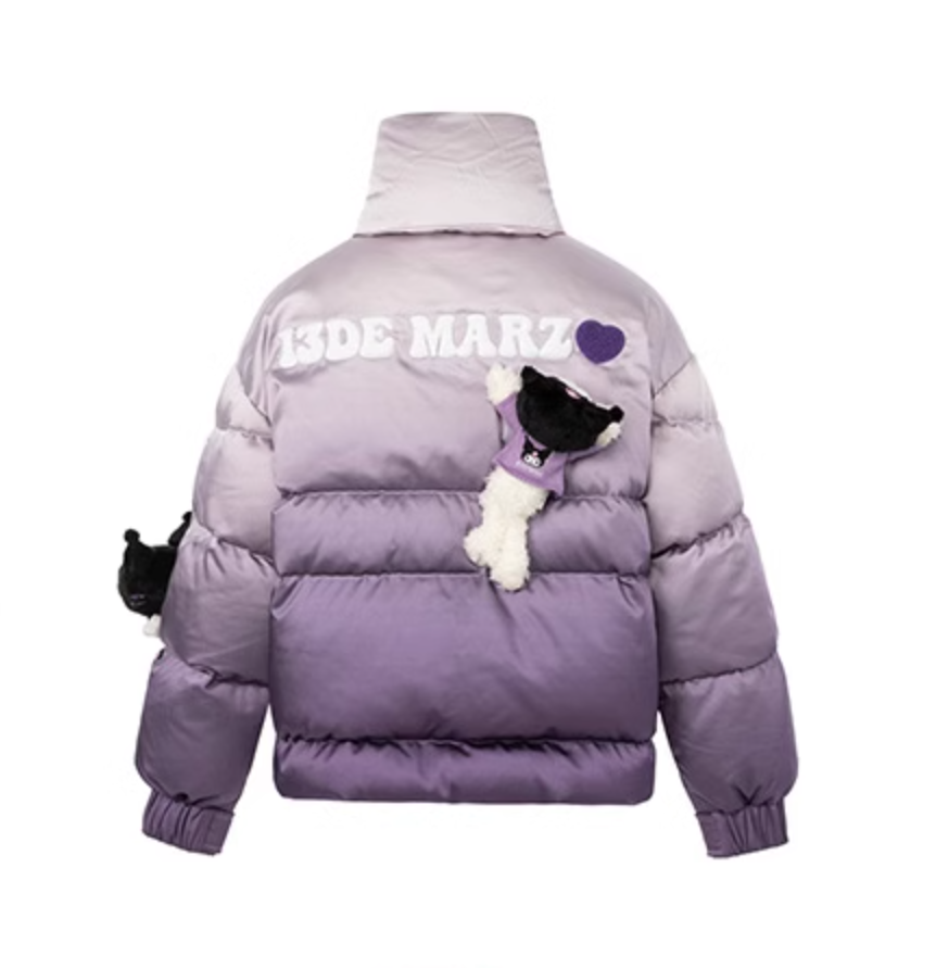 13 DE MARZO KULOMI LOVE GRADIENT DOWN JACKET