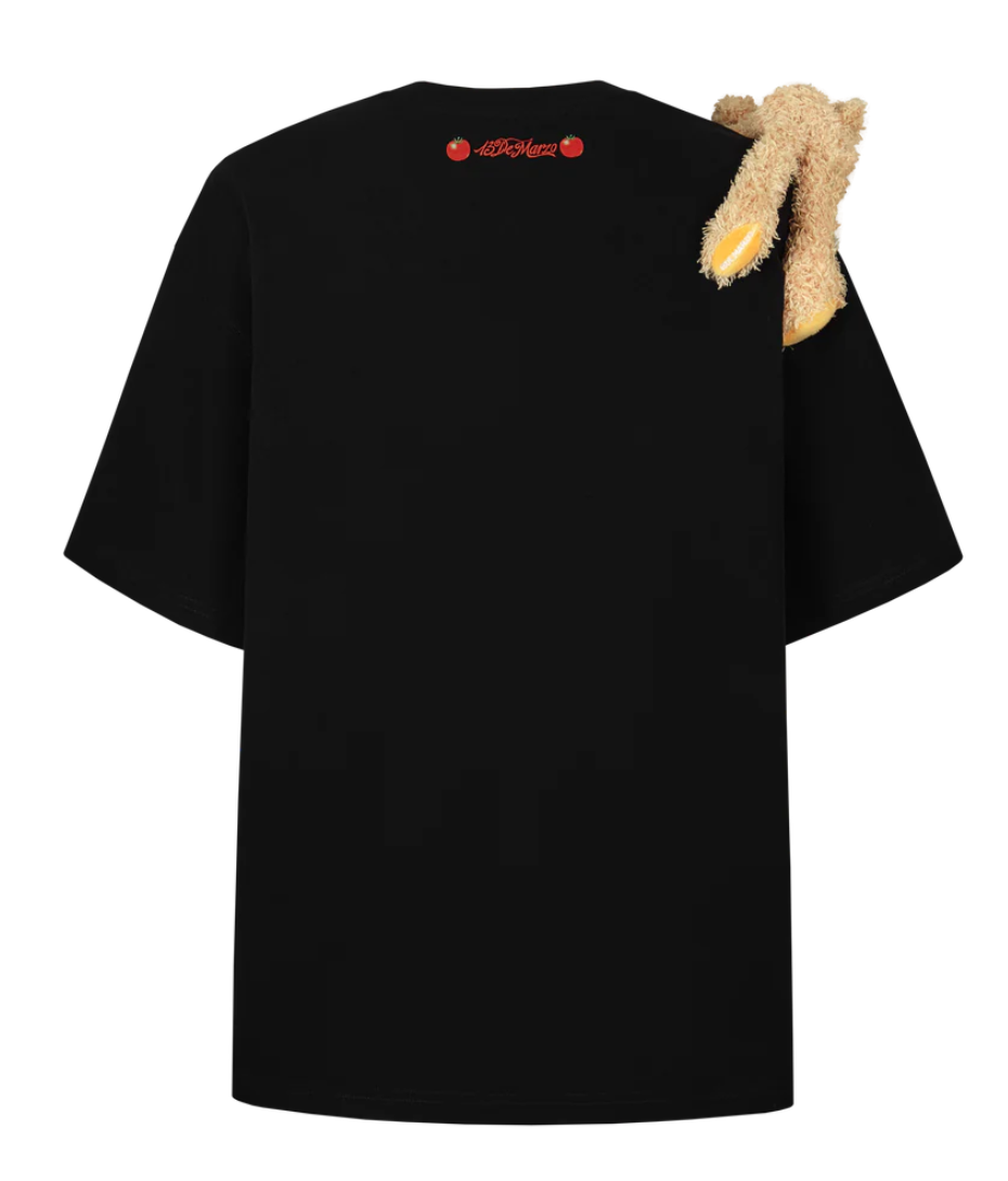 13DE MARZO Bear Hamburger Ingredient T-shirt