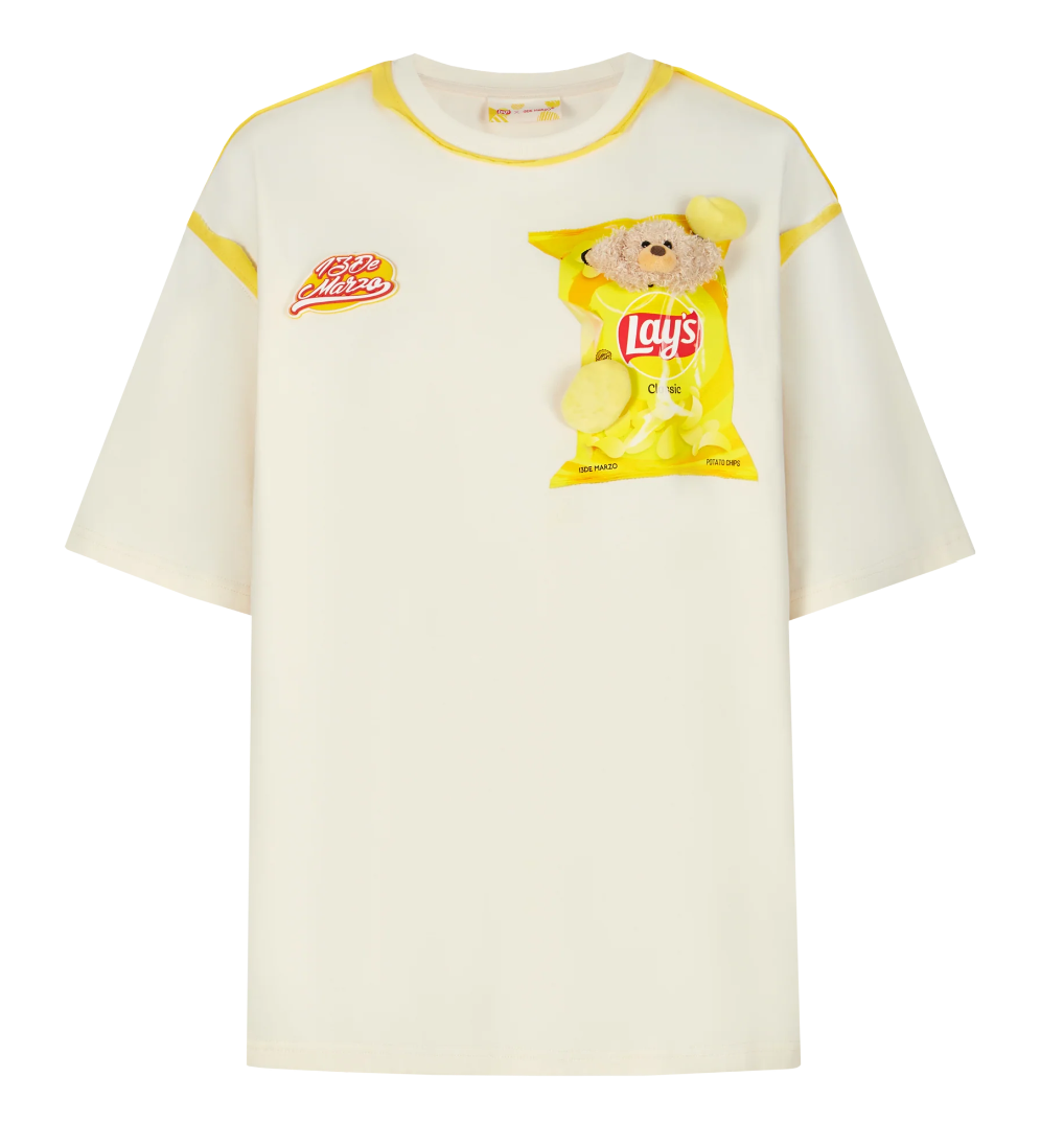 13DE MARZO Lay's Flavor Bear T-shirt