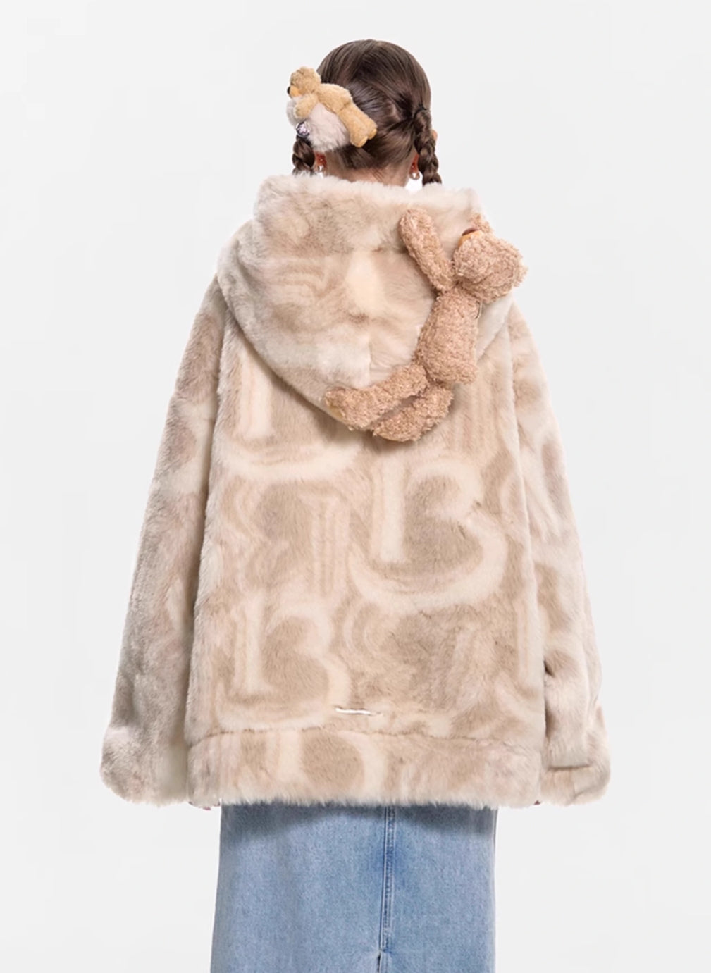 13DE MARZO ARTIFICIAL FUR LOGO COAT