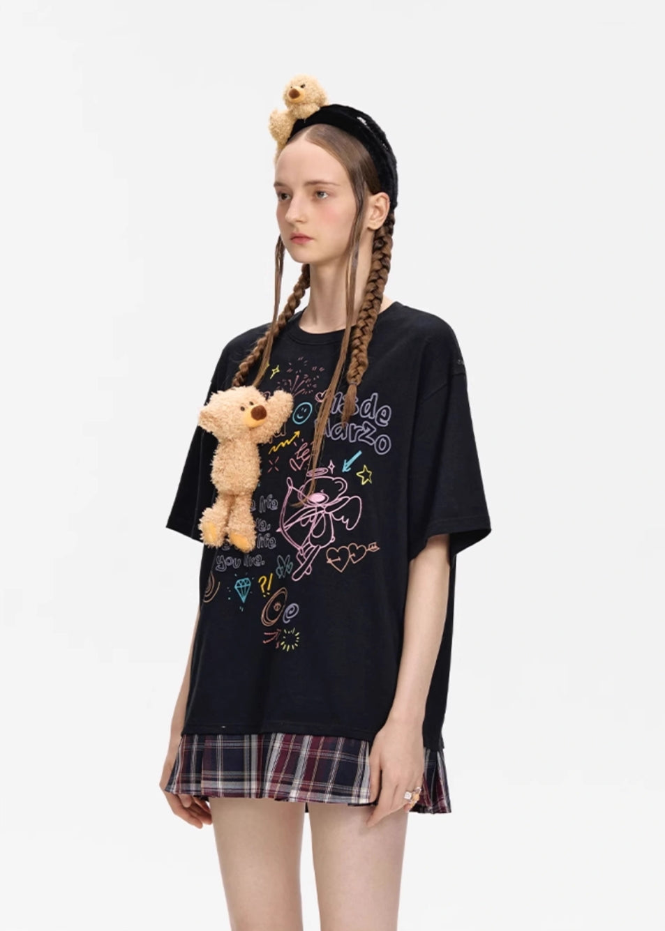13DE MARZO DOOZOO SLANG SKIRT T-SHIRT