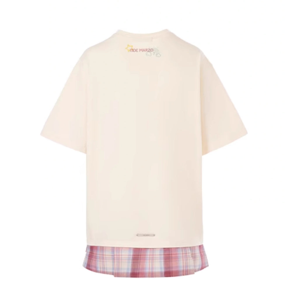 13DE MARZO DOOZOO SLANG SKIRT T-SHIRT