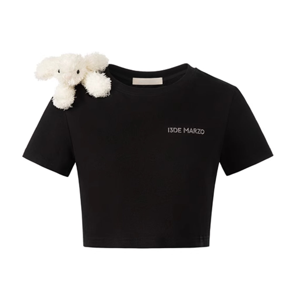 13DE MARZO DOOZOO SHOULDER SHORT TOP