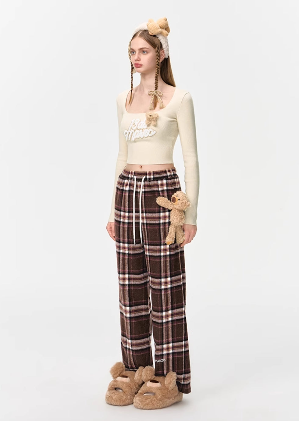 13DE MARZO SEQUIN LOGO TIGHT TOP