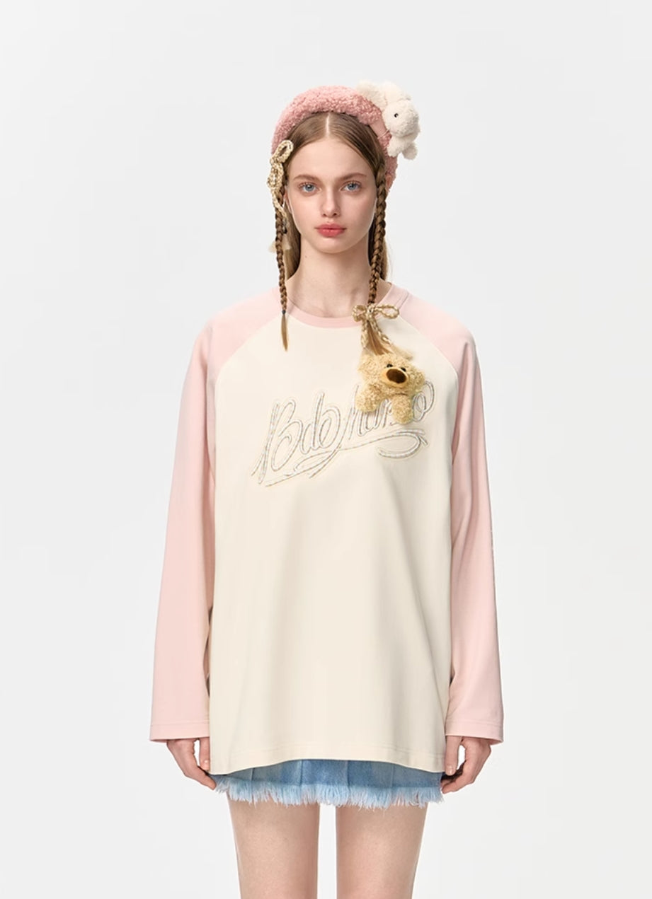 13DE MARZO GRADIENT LOGO LONG SLEEVED T-SHIRT