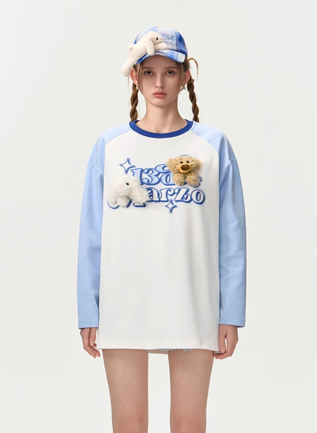 13DE MARZO LONG-SLEEVED SHOULDER PRINT