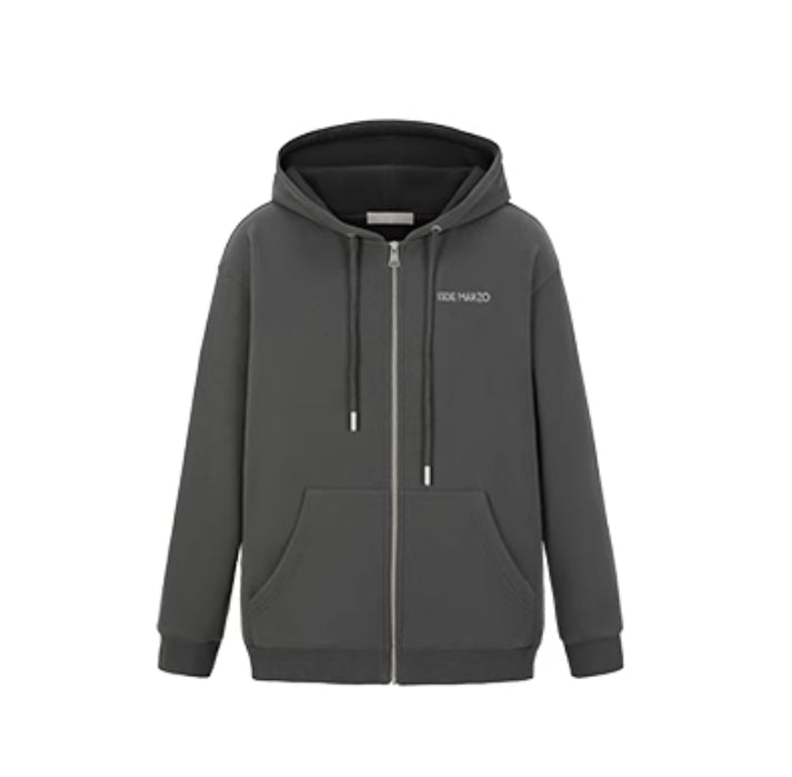 13DE MARZO DOOZOO LOGO ZIP HOODIE