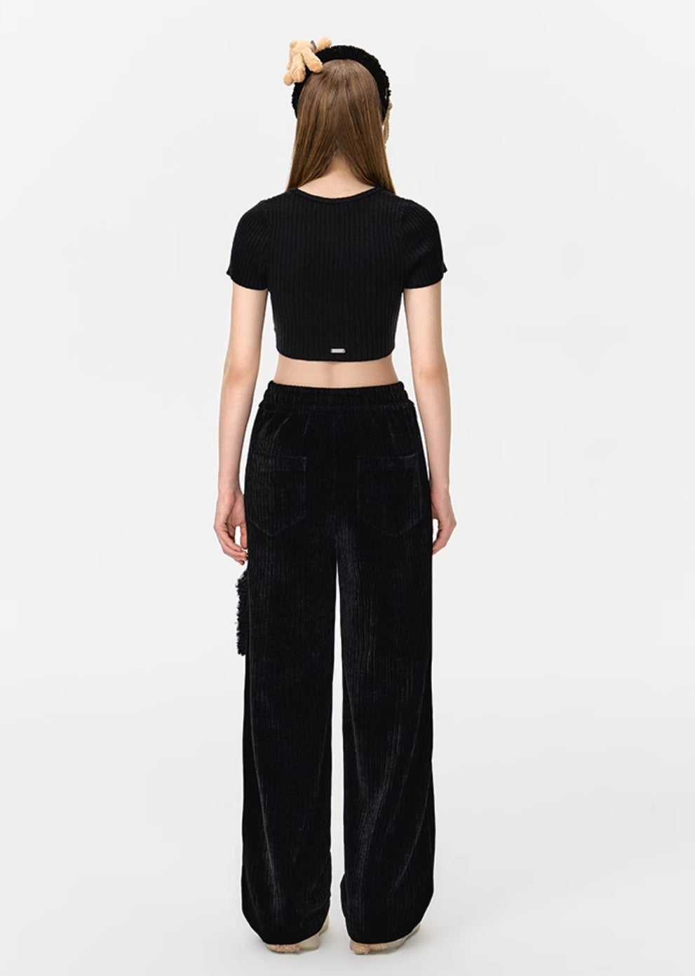 13DE MARZO BEAR CORDUROY SWEATPANTS