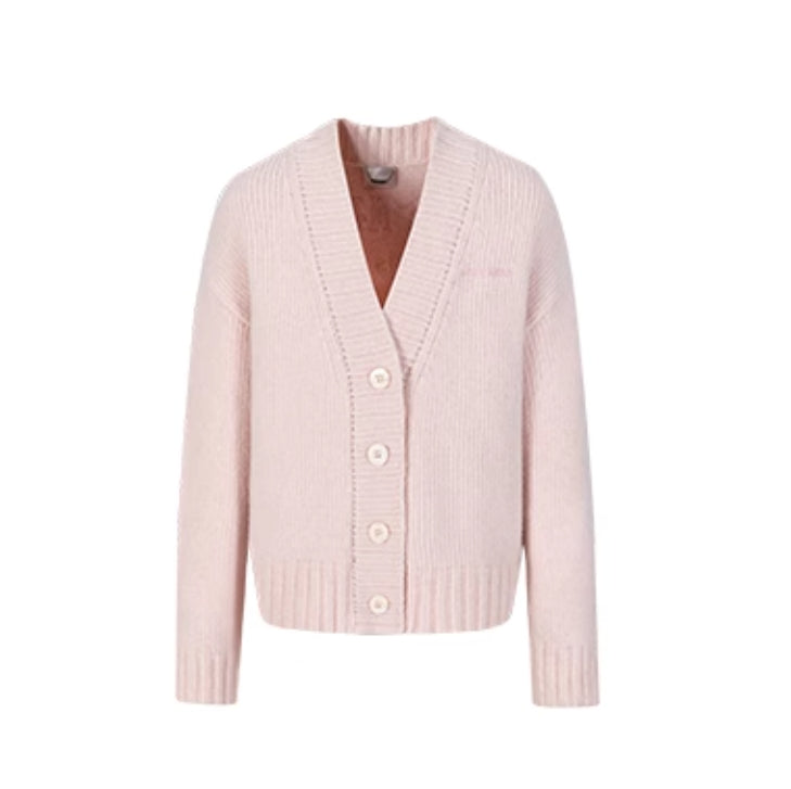 13 DE MARZO V-NECK EMBROIDERED CARDIGAN