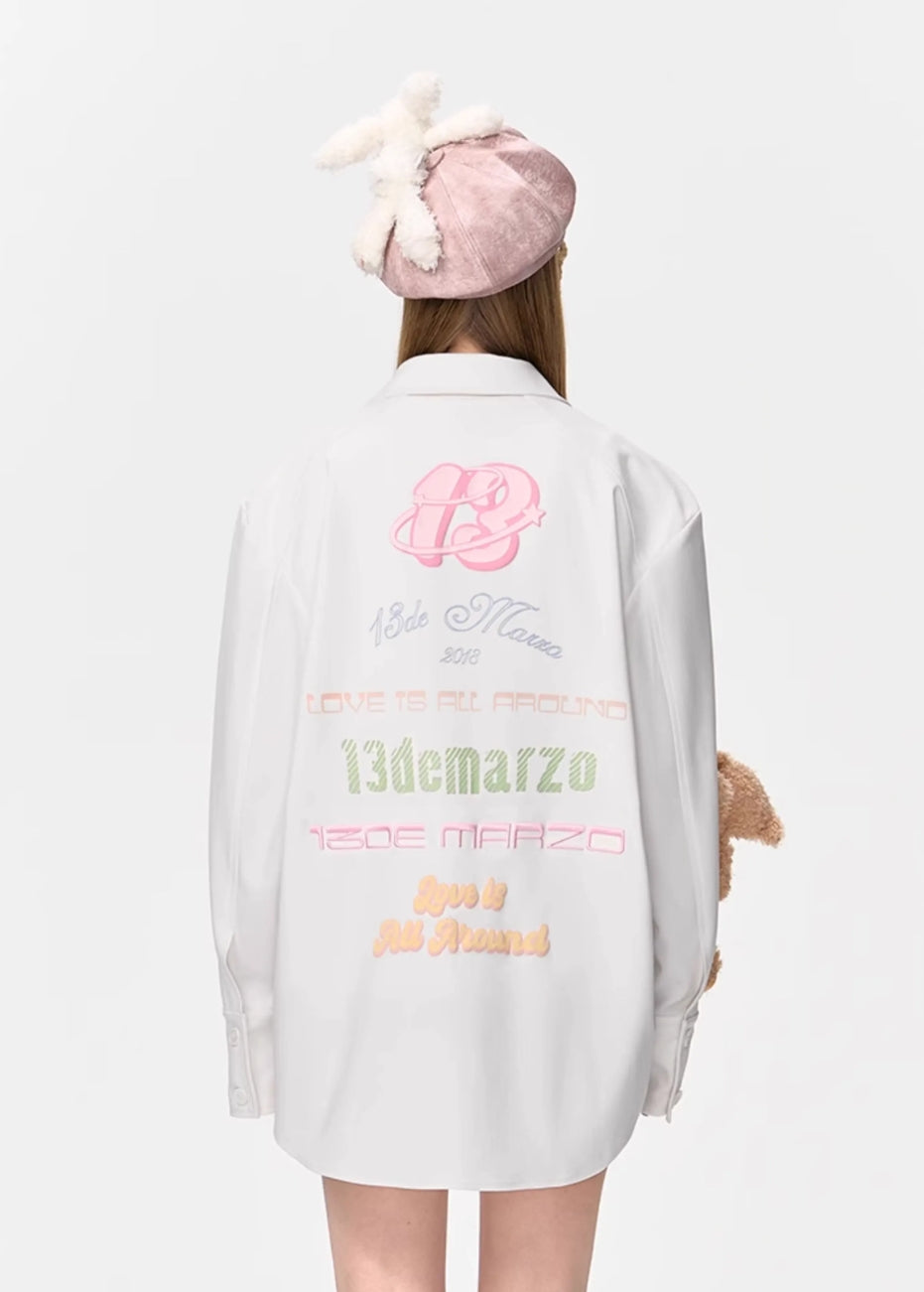 13DE MARZO LOGO BEAD CHAIN SHIRT