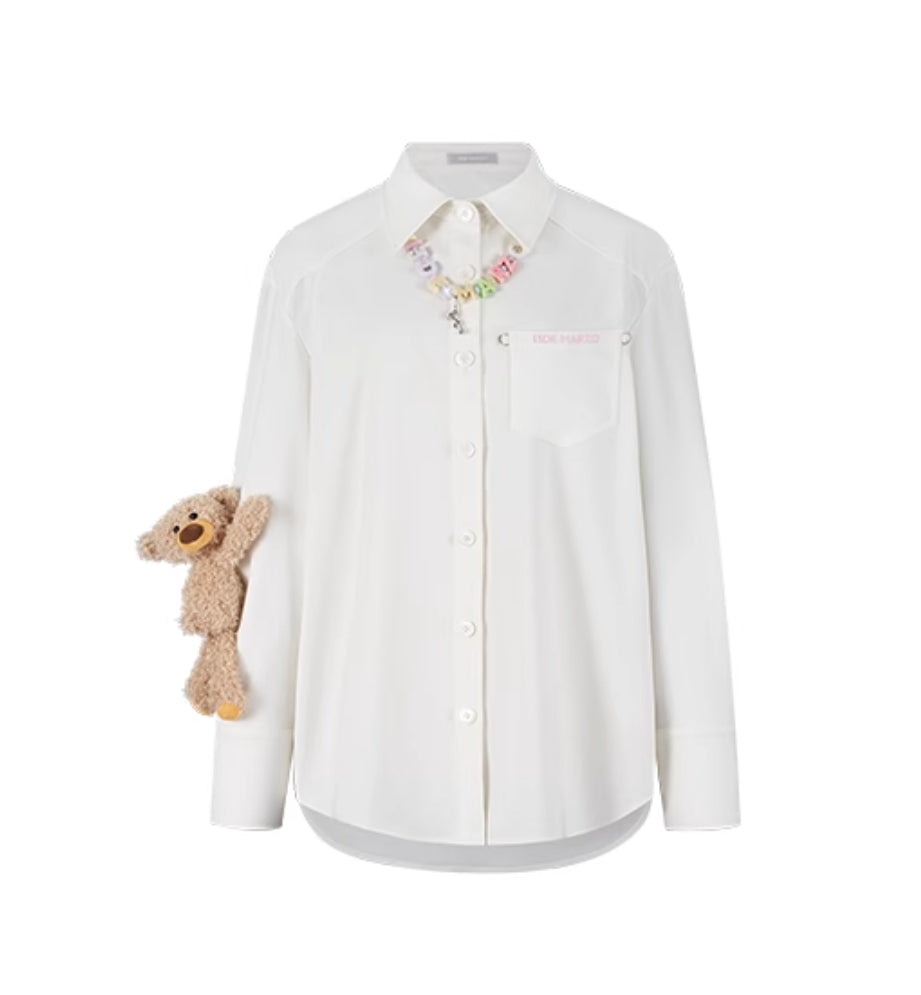 13DE MARZO LOGO BEAD CHAIN SHIRT