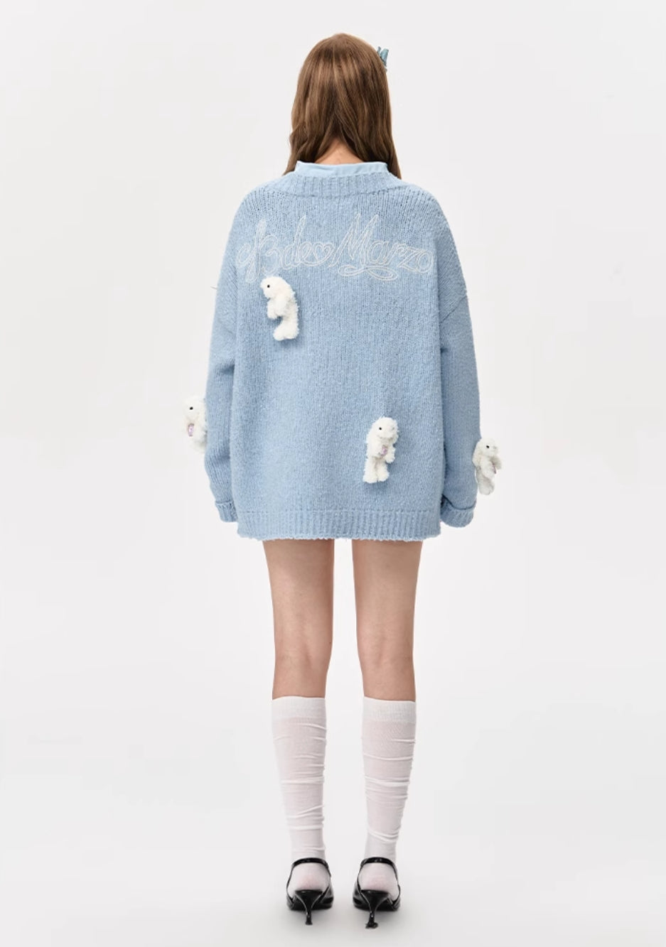 13DE MARZO DOOZOO RHINESTONE CARDIGAN