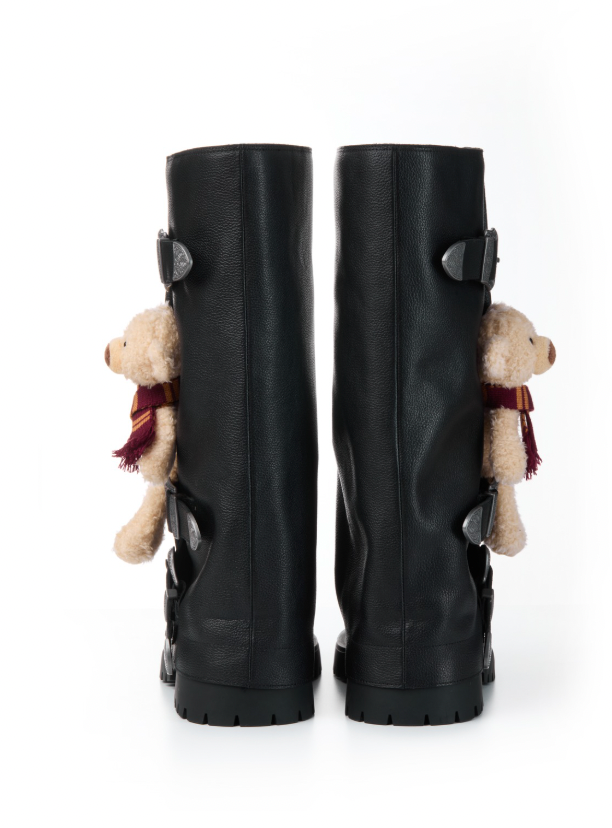13DE MARZO Bear High Boots Black