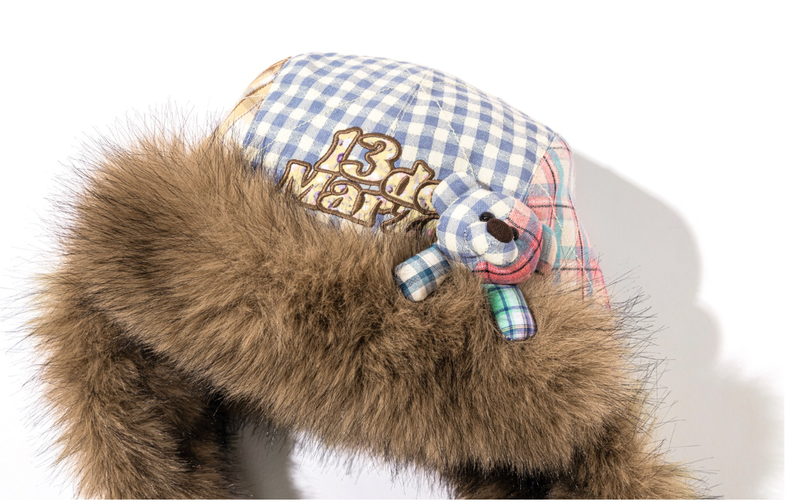 13DE MARZO Plaid Earflap