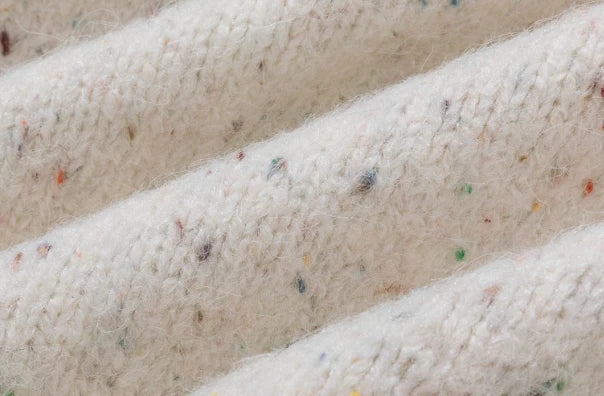 13DE MARZO Fair Isle Bear Knit Sweater