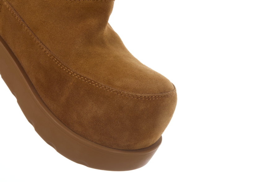 13DE MARZO Logo Snow Boots Khaki