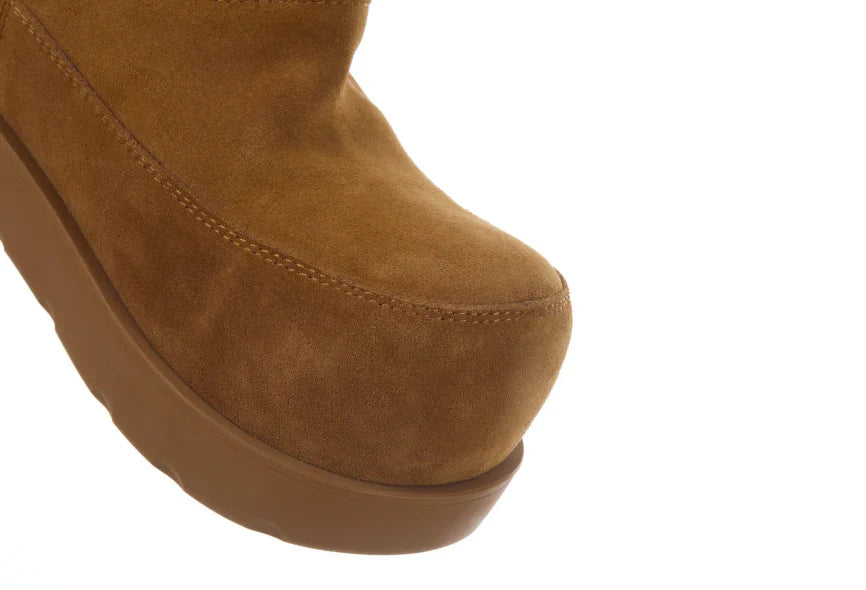 13DE MARZO Logo Snow Boots Khaki
