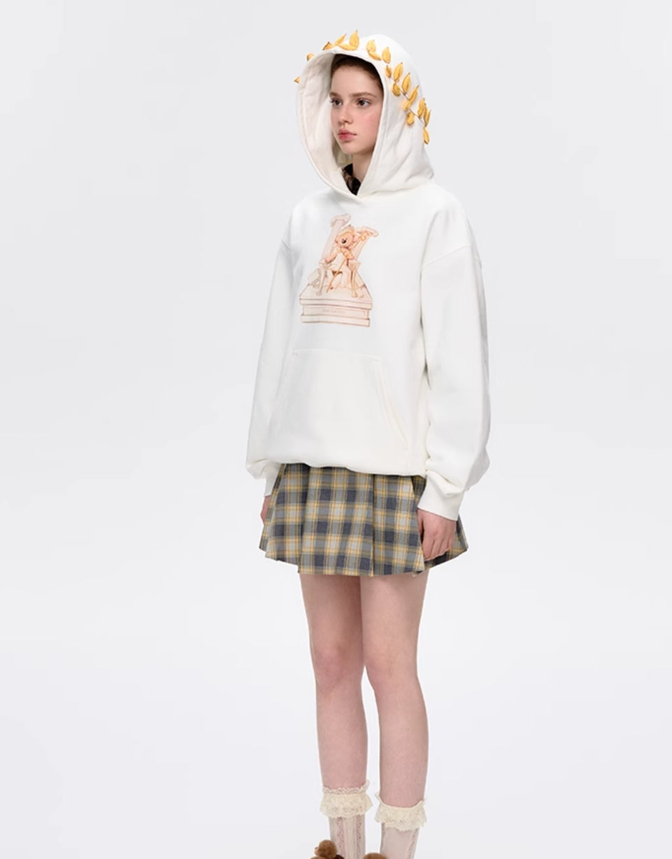 13DE MARZO KING OF OLYMPUS ILLUSTRATED HOODIE
