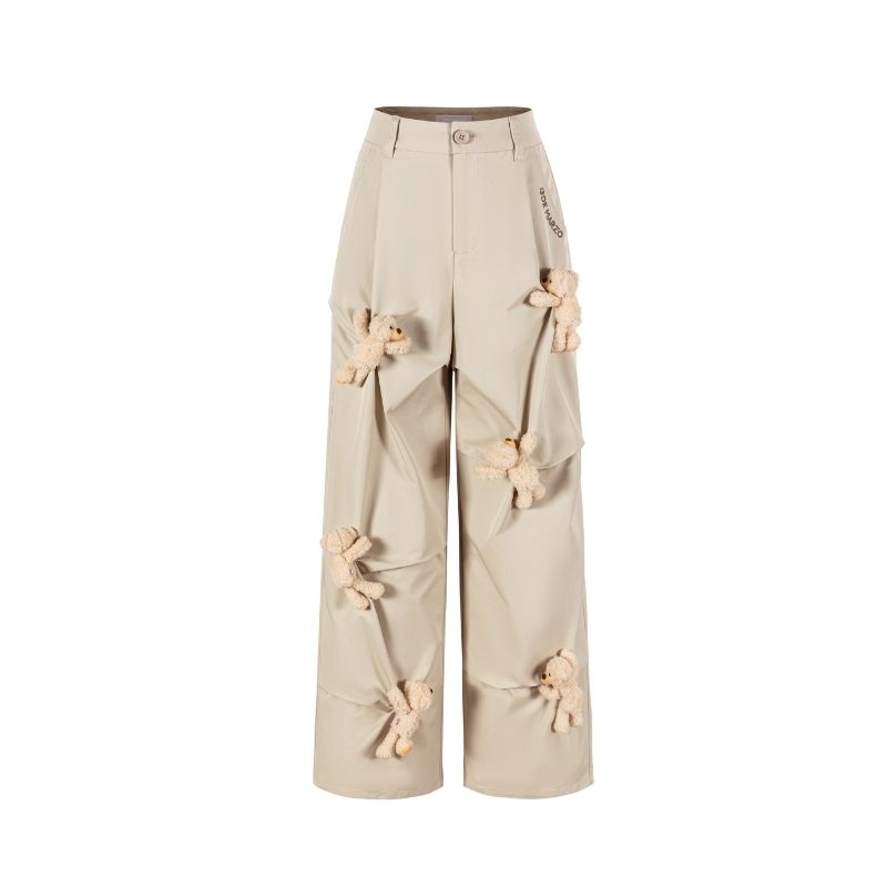 13DE MARZO Doozoo Casual Cargo Pants Khaki