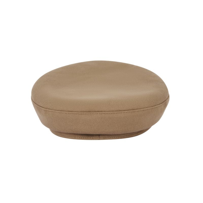 13DE MARZO Bear Belt Logo Beret  Brown
