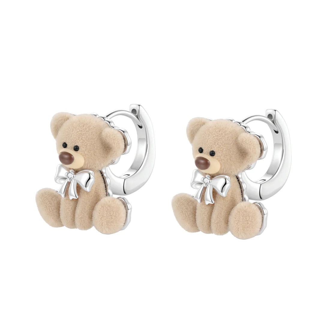 13DE MARZO Cute Sitting Bear Earrings