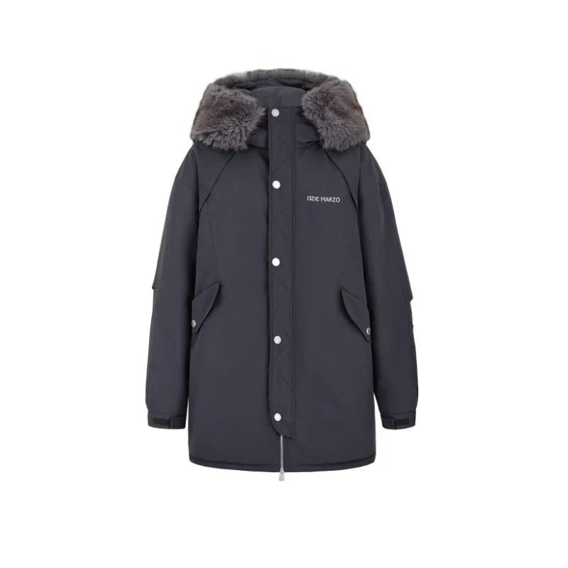 13DE MARZO Doozoo Parka Down Jacket Grey