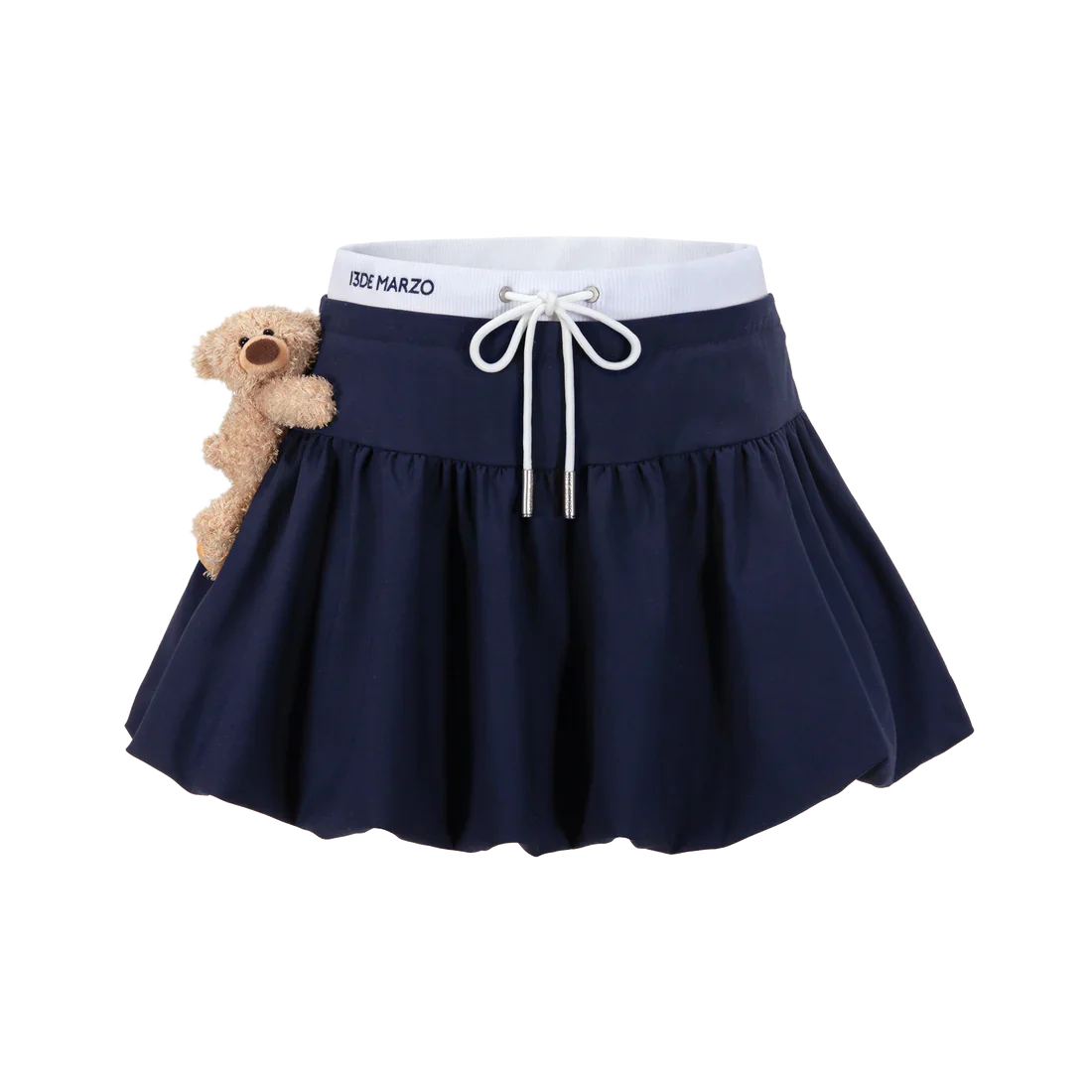 13DE MARZO Bear Sailor Bud Skirt NAVY BLUE
