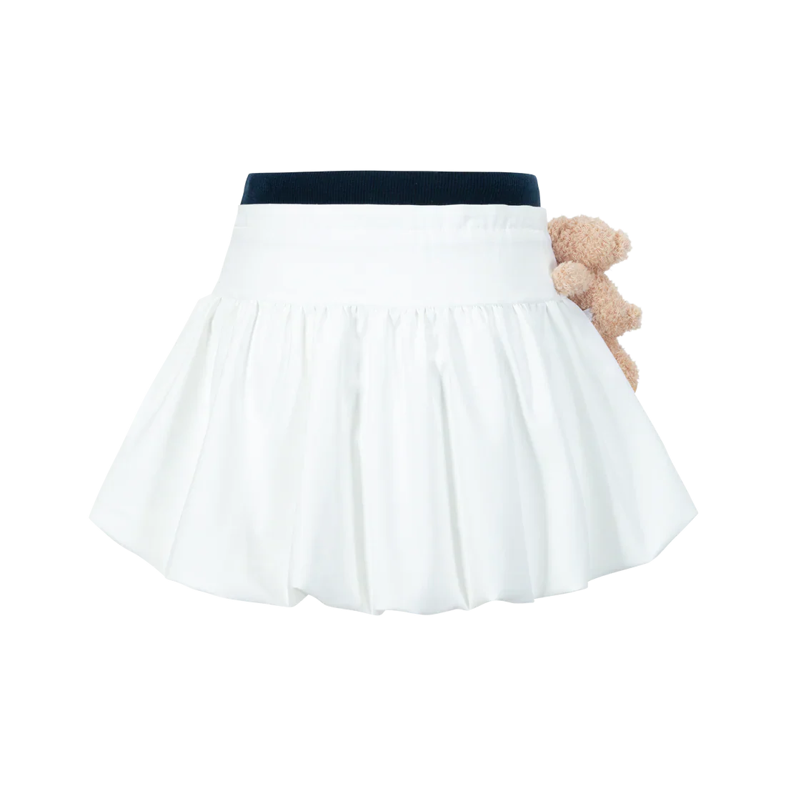 13DE MARZO Bear Sailor Bud Skirt WHITE