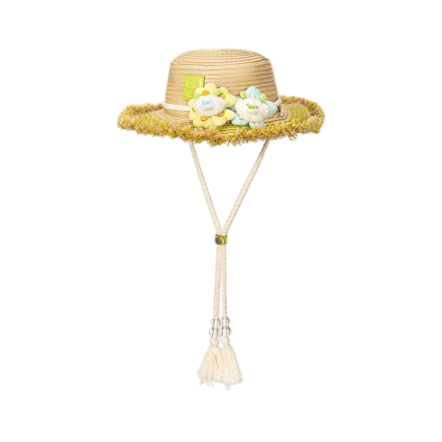 13DE MARZO Floral BabyBear Straw Hat