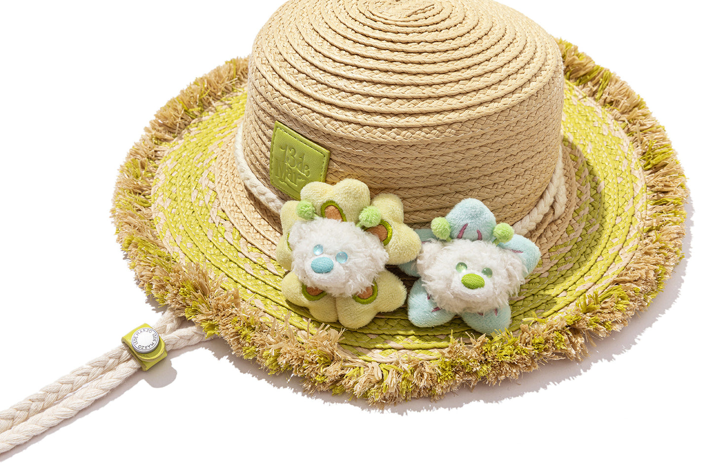 13DE MARZO Floral BabyBear Straw Hat