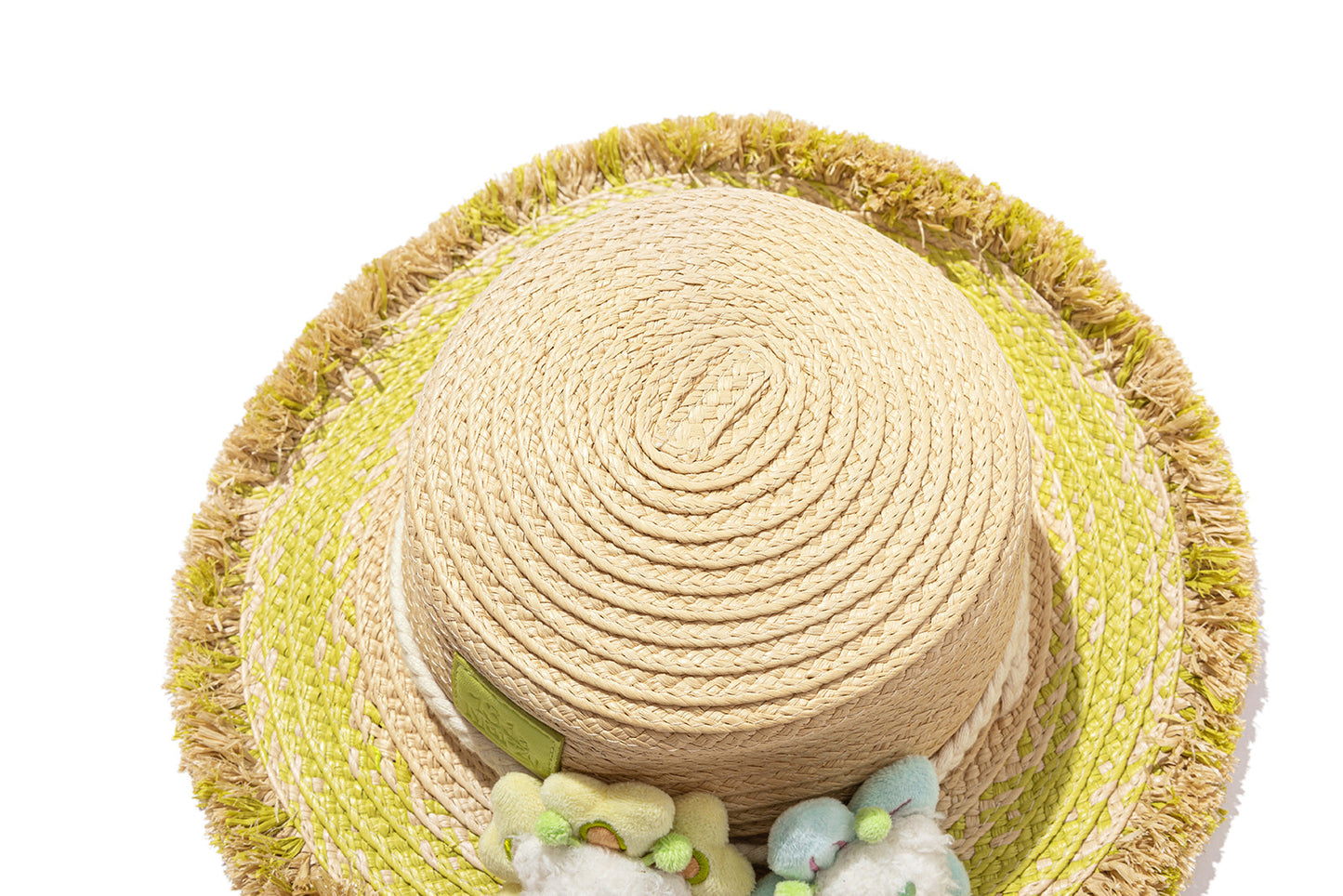 13DE MARZO Floral BabyBear Straw Hat