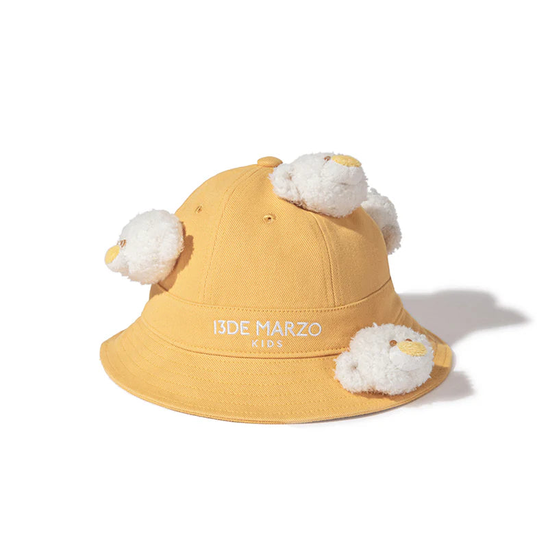 13DE MARZO BabyBear Arch Bucket Hat Yellow