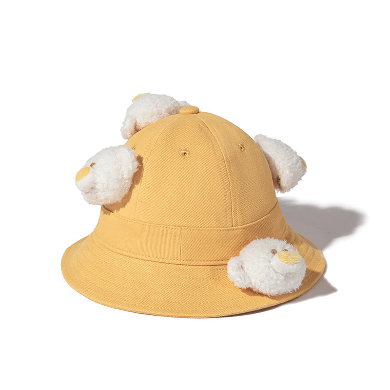 13DE MARZO BabyBear Arch Bucket Hat Yellow