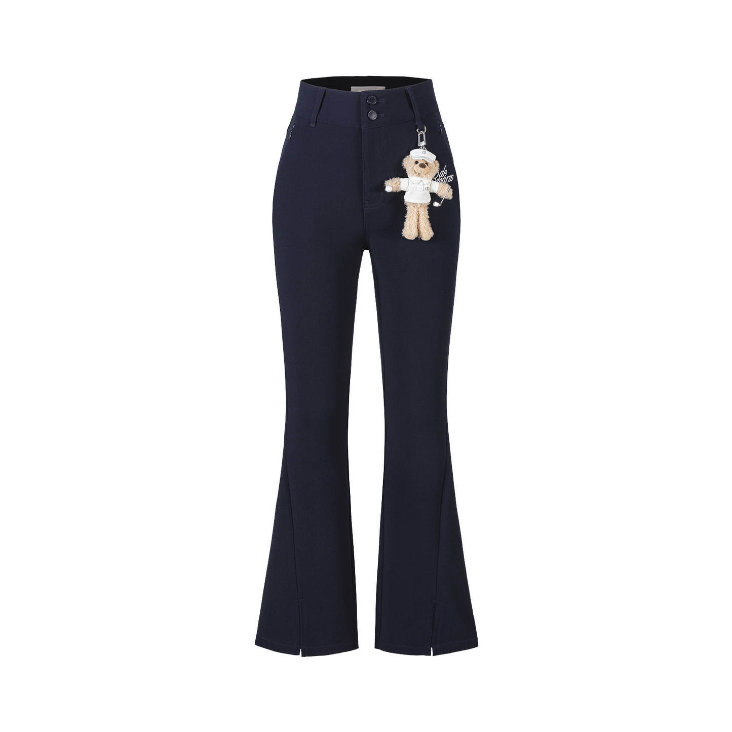 13DE MARZO Golf Bear Trousers Navy Blue