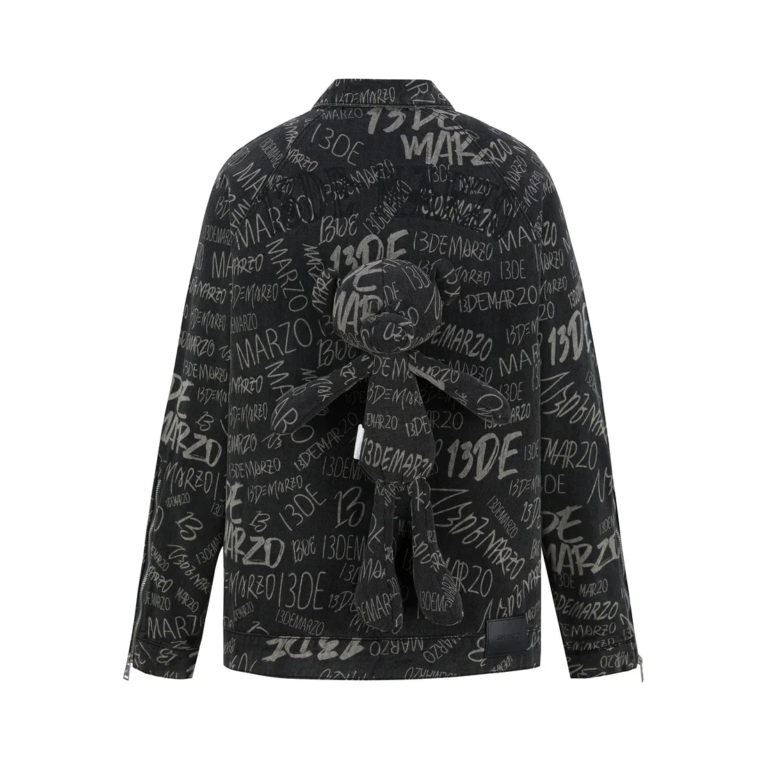 13DE MARZO GRAFFITI LOGO DENIM JACKET