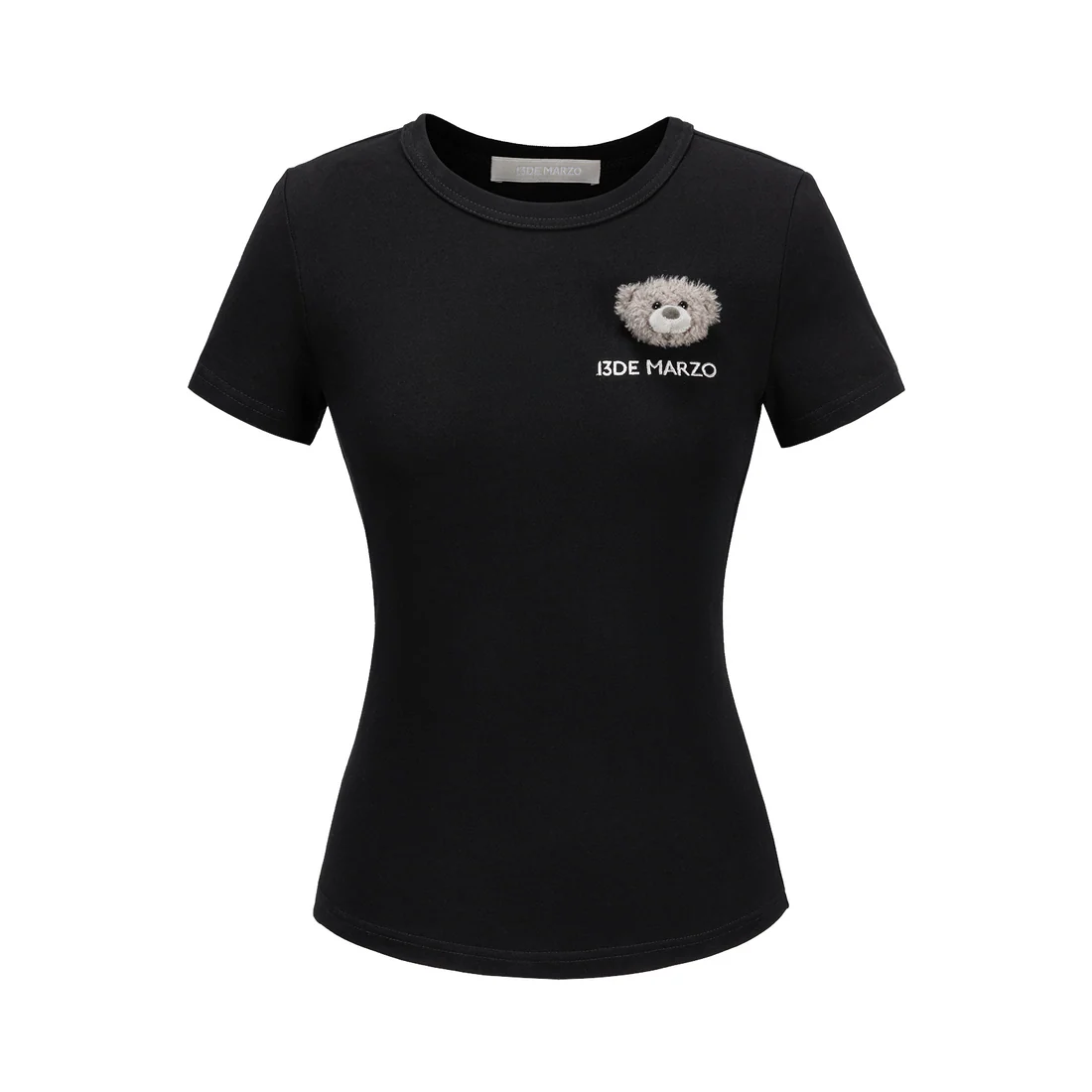 13DE MARZO Bear Base T-shirt Black