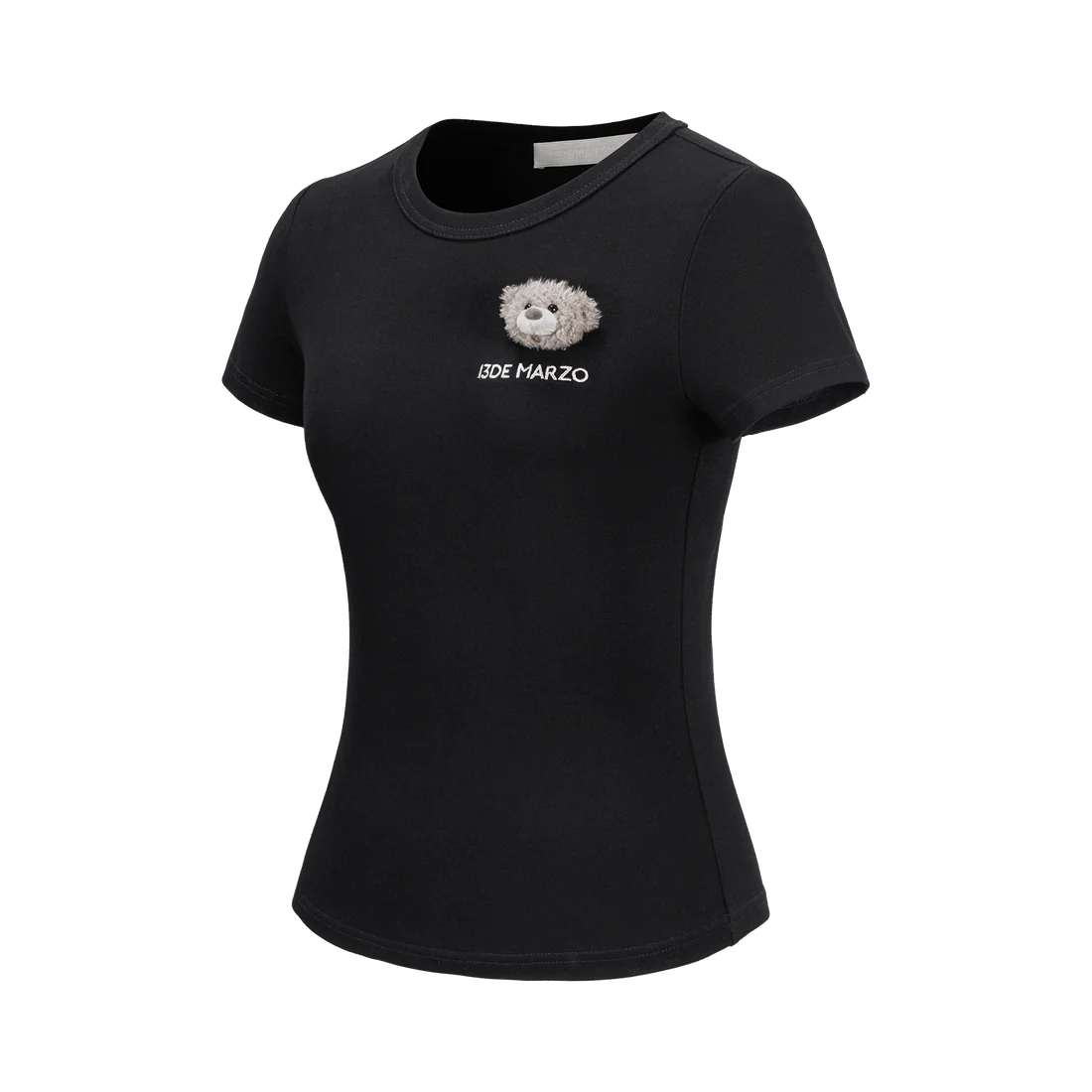 13DE MARZO Bear Base T-shirt Black
