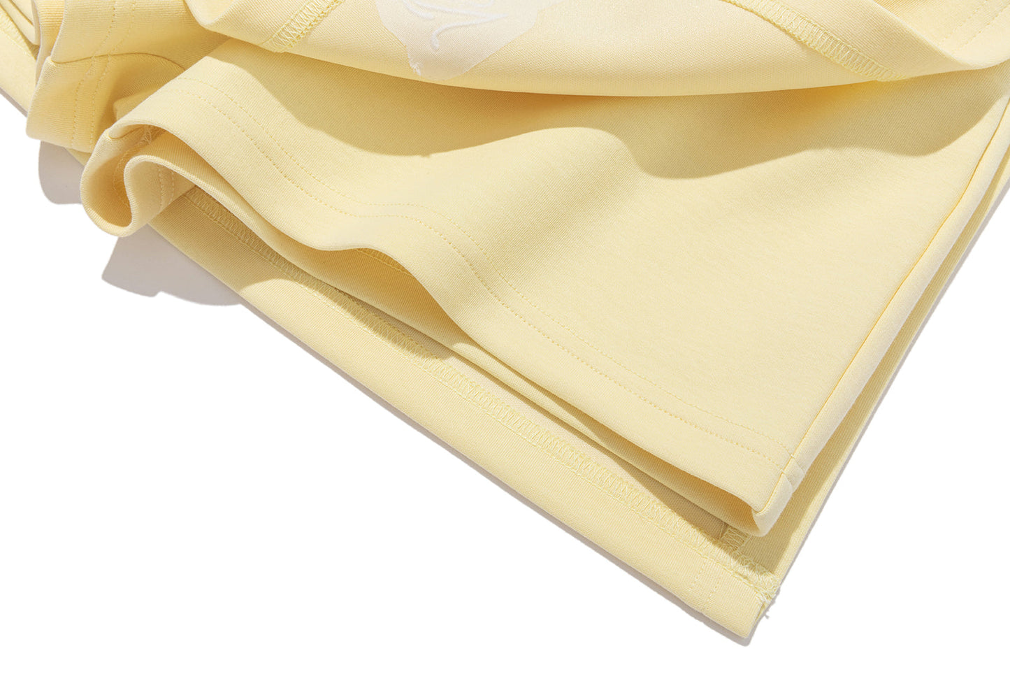 13DE MARZO Golf Split-Hem Sweat Skirt Yellow