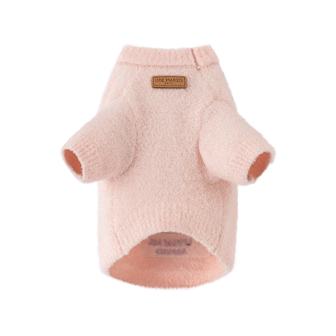 13DE MARZO Pet Coral Fleece Sweater Pink