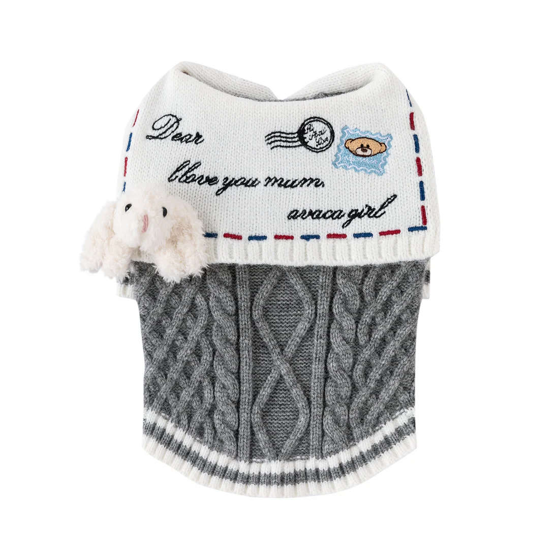 13DE MARZO Sailor Bear Pet Sweater
