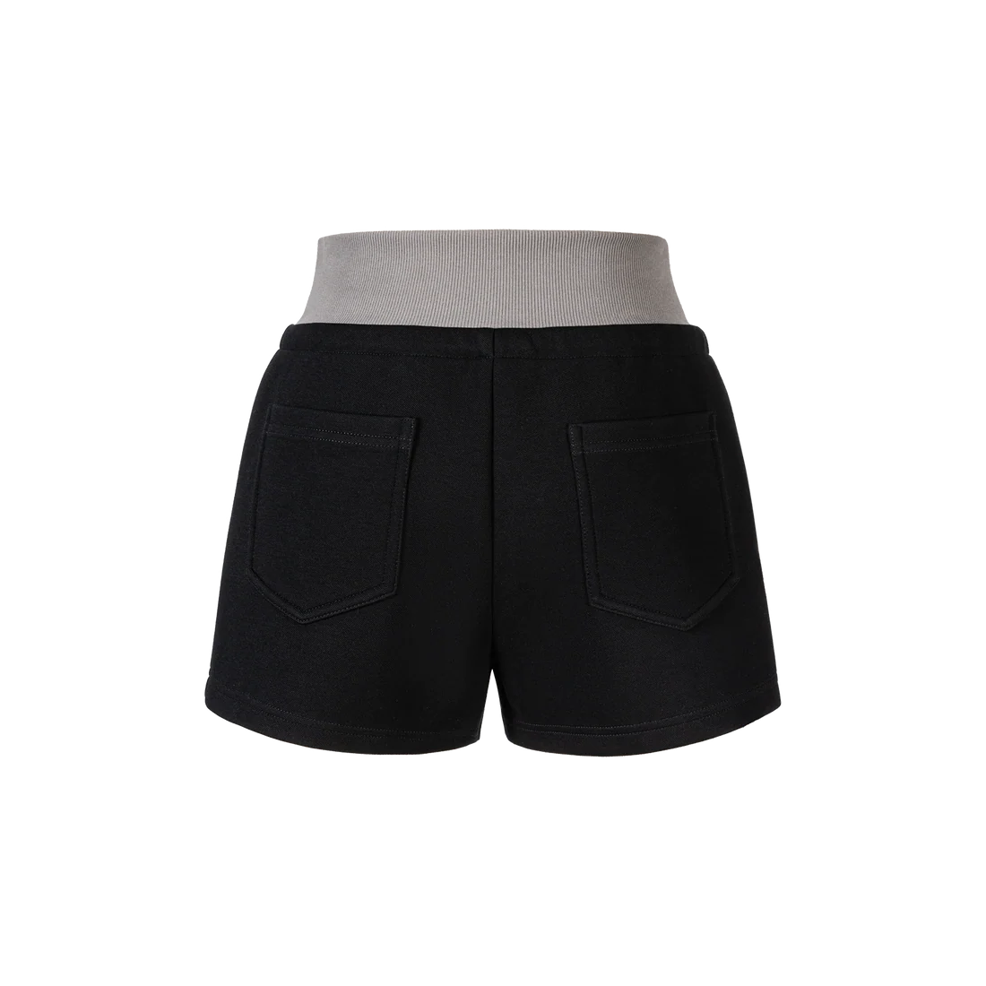 13DE MARZO Sports Shorts with Double Waistband Black