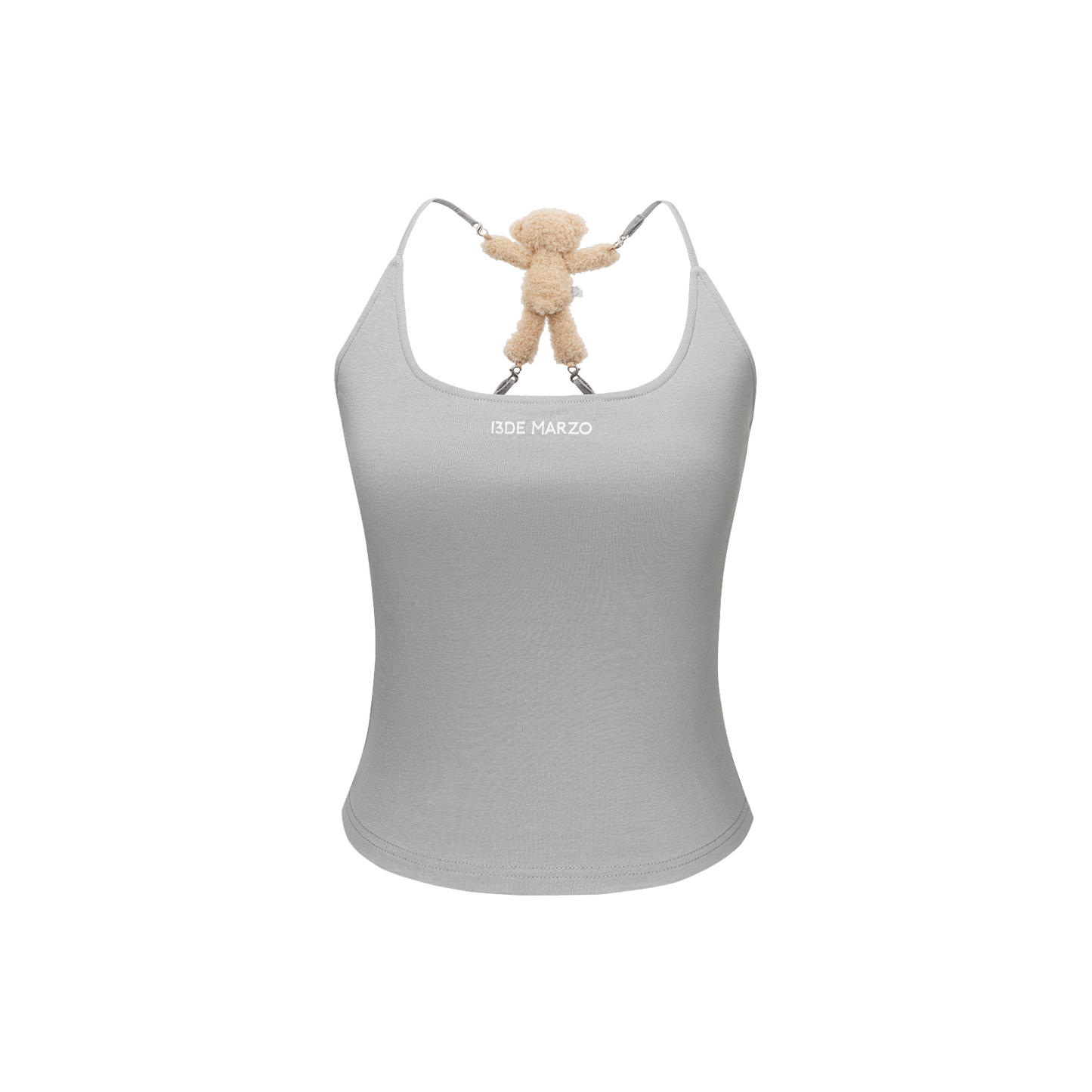 13DE MARZO Back Bear Harness Top Grey