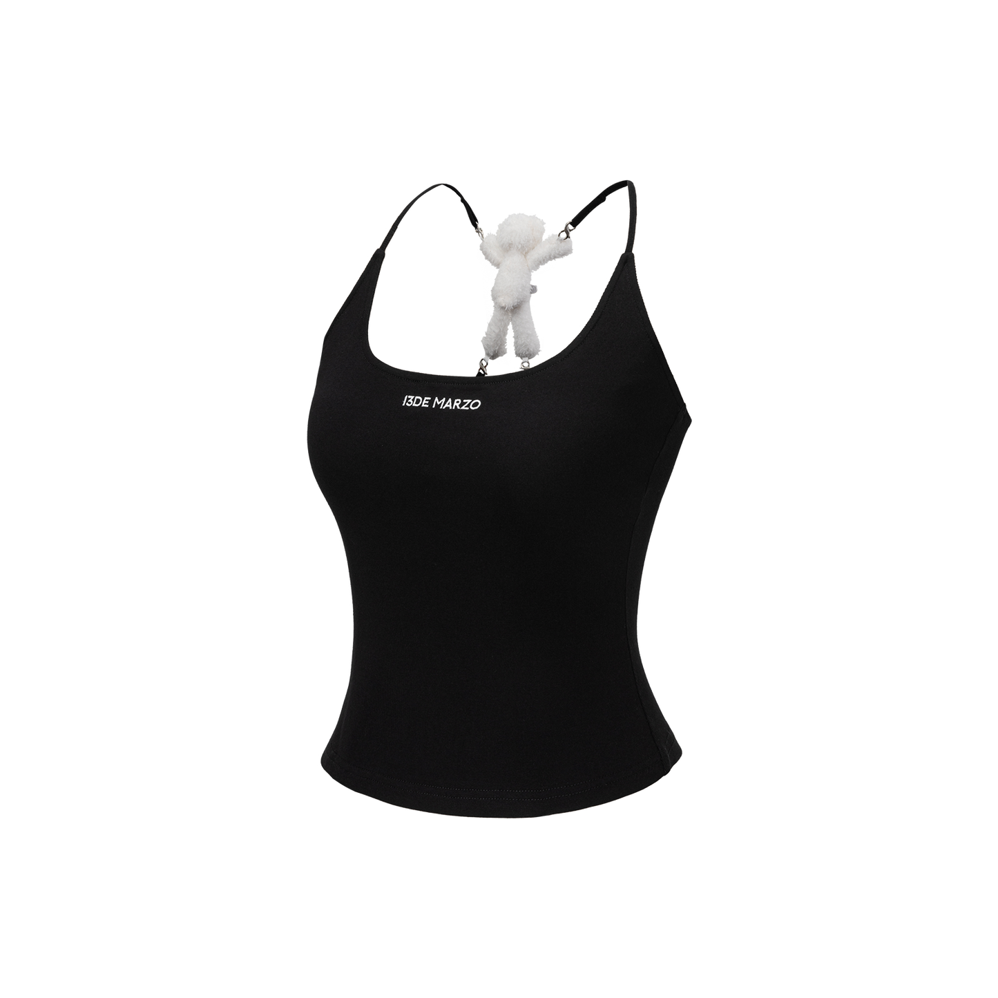 13DE MARZO Back Bear Harness Top Black