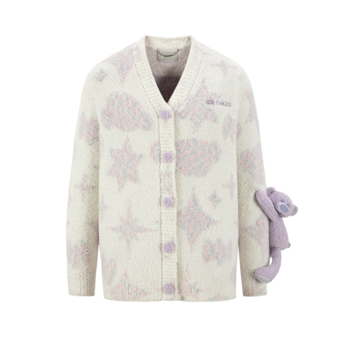 13DE MARZO CORAL FLEECE PAJAMA SET