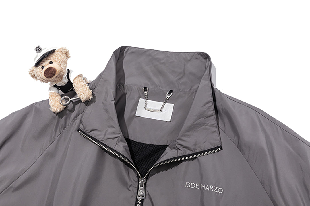 13DE MARZO Sheriff Bear Sports Jacket Grey