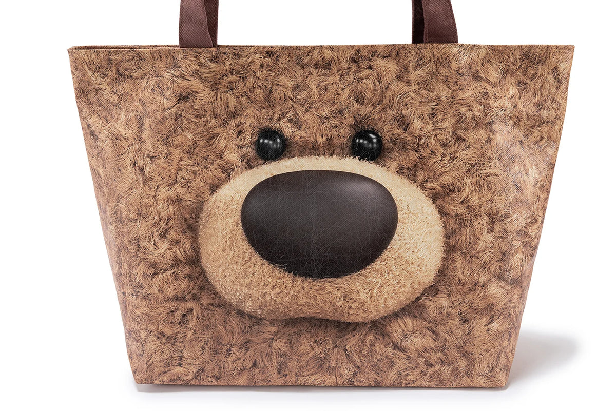 13DE MARZO Bear Tyvek Shopping Bag