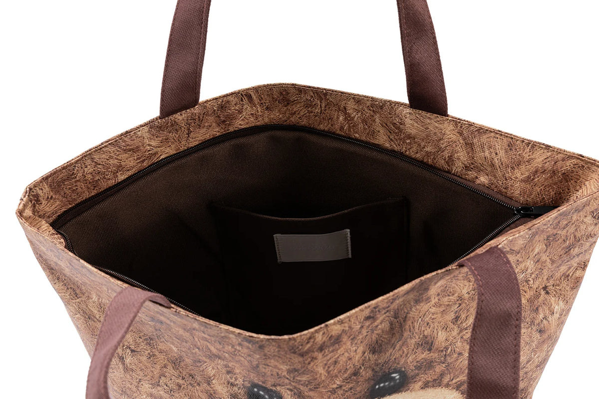 13DE MARZO Bear Tyvek Shopping Bag