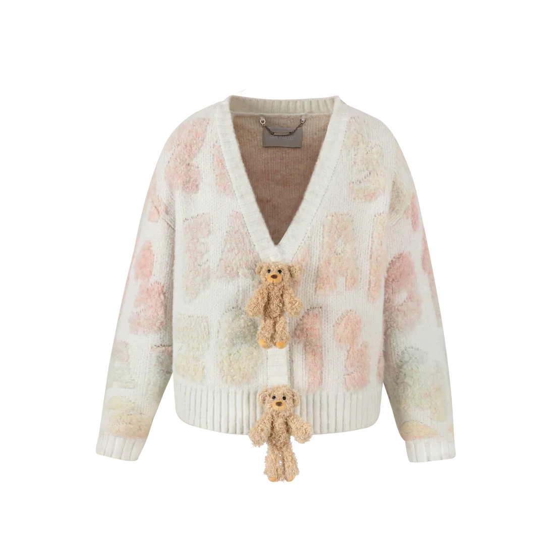 13DE MARZO GRADIENT LOGO CARDIGAN