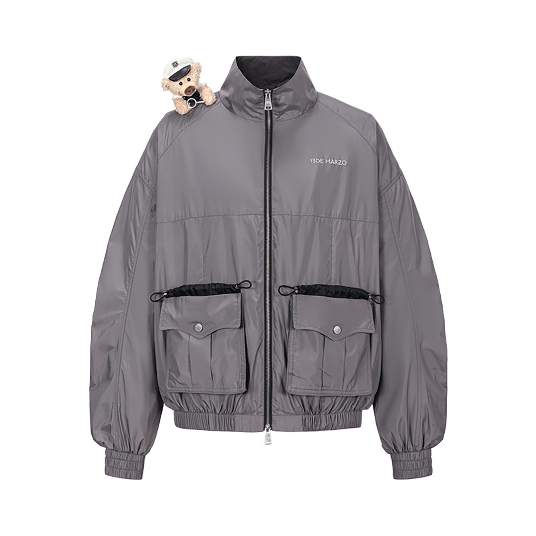 13DE MARZO Sheriff Bear Sports Jacket Grey