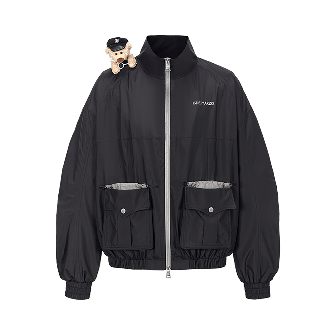 13DE MARZO Sheriff Bear Sports Jacket Black